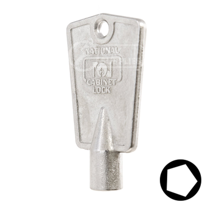 Uncut Key Blank | CompX, National | BD104 Office Furniture-Mailbox Key Framon Manufacturing Company, Inc