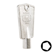 Uncut Key Blank | CompX, National | BD104 Office Furniture-Mailbox Key Framon Manufacturing Company, Inc