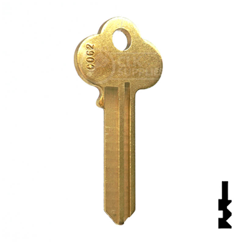 Uncut Key Blank | Corbin | CO62 Office Furniture-Mailbox Key JMA USA