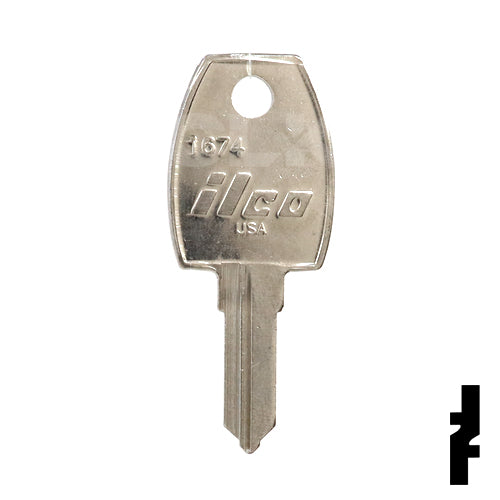 Uncut Key Blank | Cyber Lock, Treadway Key | 1674 Office Furniture-Mailbox Key Ilco