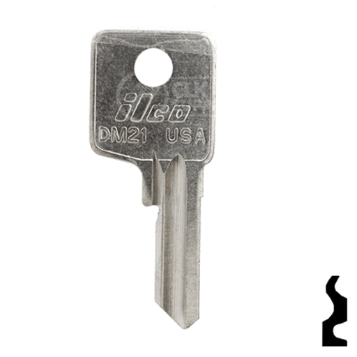 Uncut Key Blank | Dominion | DM21 Office Furniture-Mailbox Key Ilco