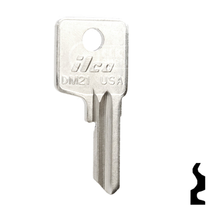 Uncut Key Blank | Dominion | DM21 Office Furniture-Mailbox Key Ilco