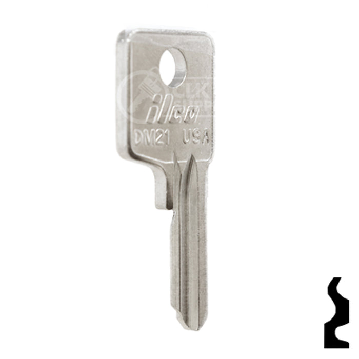 Uncut Key Blank | Dominion | DM21 Office Furniture-Mailbox Key Ilco