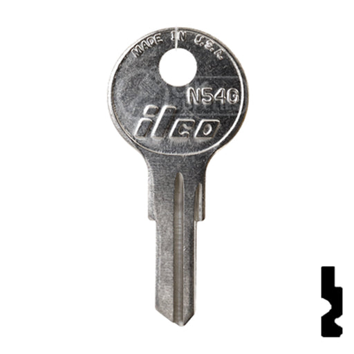 Uncut Key Blank | Dominion Lock, Fort | N54G Office Furniture-Mailbox Key Ilco