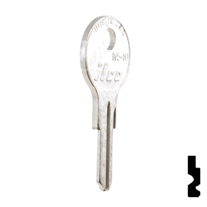 Uncut Key Blank | Dominion Lock, Fort | N54G Office Furniture-Mailbox Key Ilco