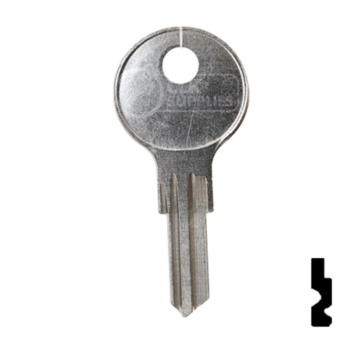 Uncut Key Blank | Dominion Lock, Fort | N54G Office Furniture-Mailbox Key Ilco