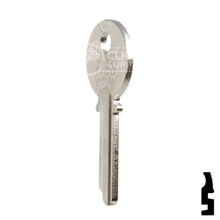 Uncut Key Blank | Elgin | 1096, EL2 Office Furniture-Mailbox Key Ilco