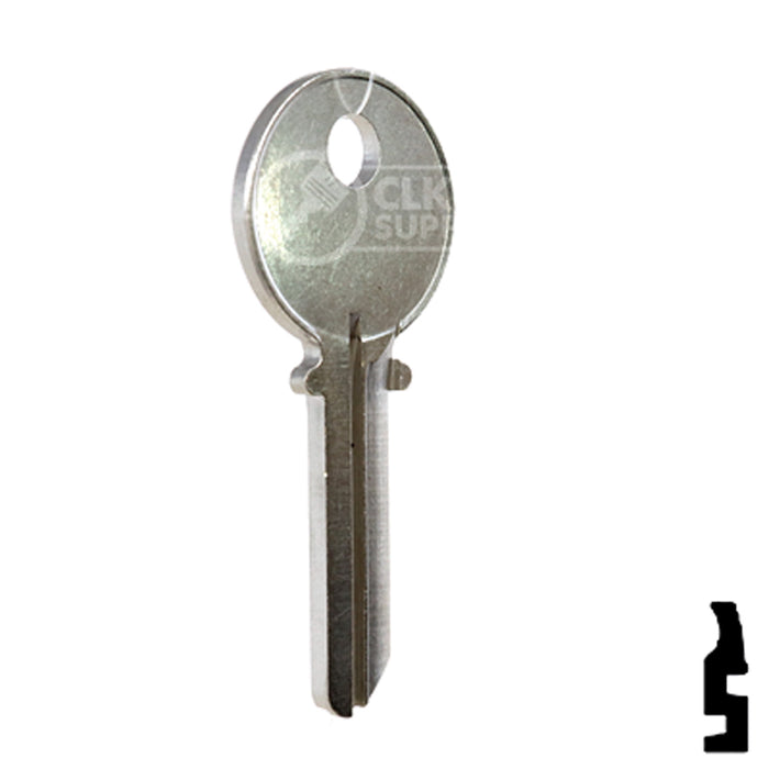 Uncut Key Blank | Elgin | 1096, EL2 Office Furniture-Mailbox Key Ilco
