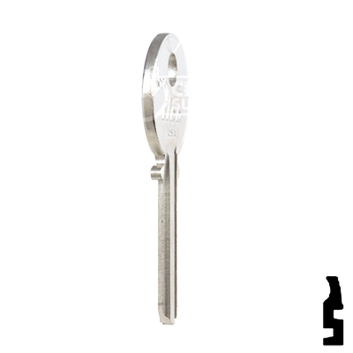 Uncut Key Blank | Elgin | 1096, EL2 Office Furniture-Mailbox Key Ilco