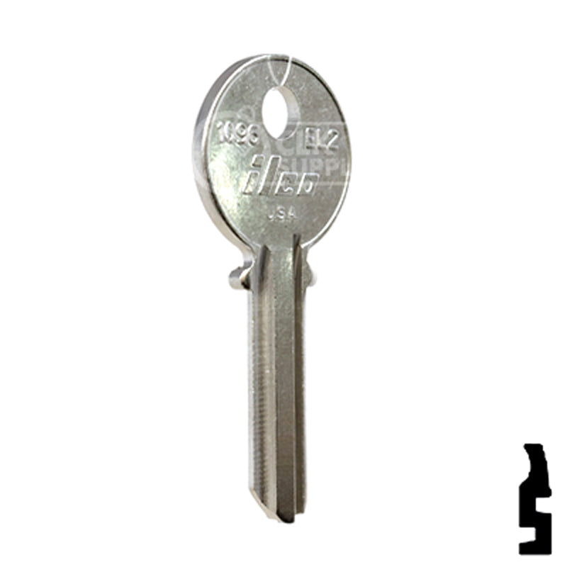 Uncut Key Blank | Elgin | 1096, EL2 Office Furniture-Mailbox Key Ilco