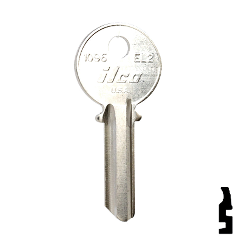 Uncut Key Blank | Elgin | 1096, EL2 Office Furniture-Mailbox Key Ilco