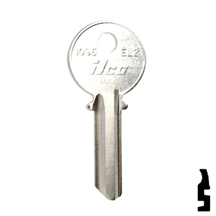 Uncut Key Blank | Elgin | 1096, EL2 Office Furniture-Mailbox Key Ilco