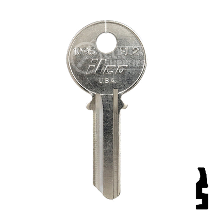 Uncut Key Blank | Elgin | 1096, EL2 Office Furniture-Mailbox Key Ilco