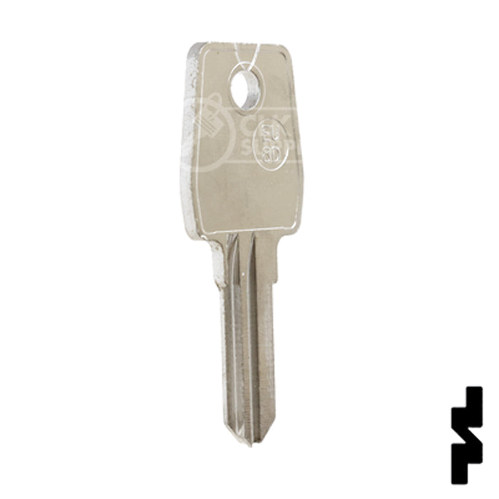 Uncut Key Blank | Euro | EU-8D Office Furniture-Mailbox Key JMA USA