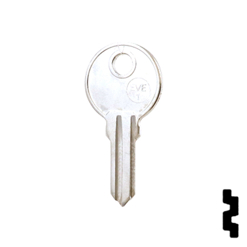 Uncut Key Blank | Evergood | EVE-1 Office Furniture-Mailbox Key JMA USA