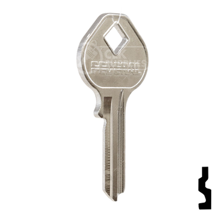 Uncut Key Blank | Federal | BD228 Office Furniture-Mailbox Key Framon Manufacturing Company, Inc