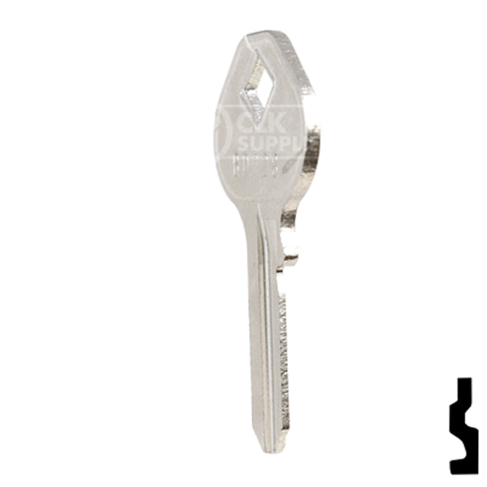 Uncut Key Blank | Federal | BD228 Office Furniture-Mailbox Key Framon Manufacturing Company, Inc