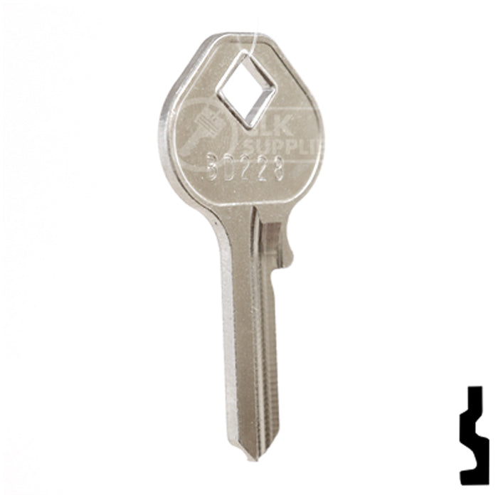 Uncut Key Blank | Federal | BD228 Office Furniture-Mailbox Key Framon Manufacturing Company, Inc