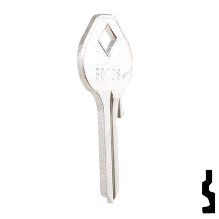 Uncut Key Blank | Federal | BD228 Office Furniture-Mailbox Key Framon Manufacturing Company, Inc