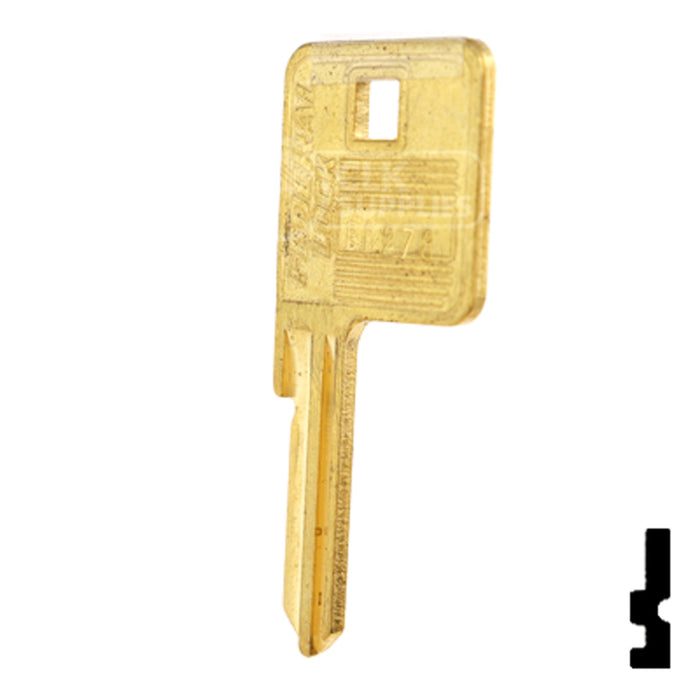 Uncut Key Blank | Federal | BD278 Office Furniture-Mailbox Key Framon Manufacturing Company, Inc