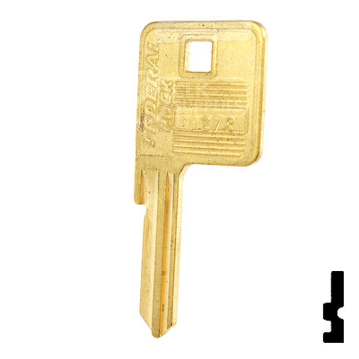 Uncut Key Blank | Federal | BD278 Office Furniture-Mailbox Key Framon Manufacturing Company, Inc