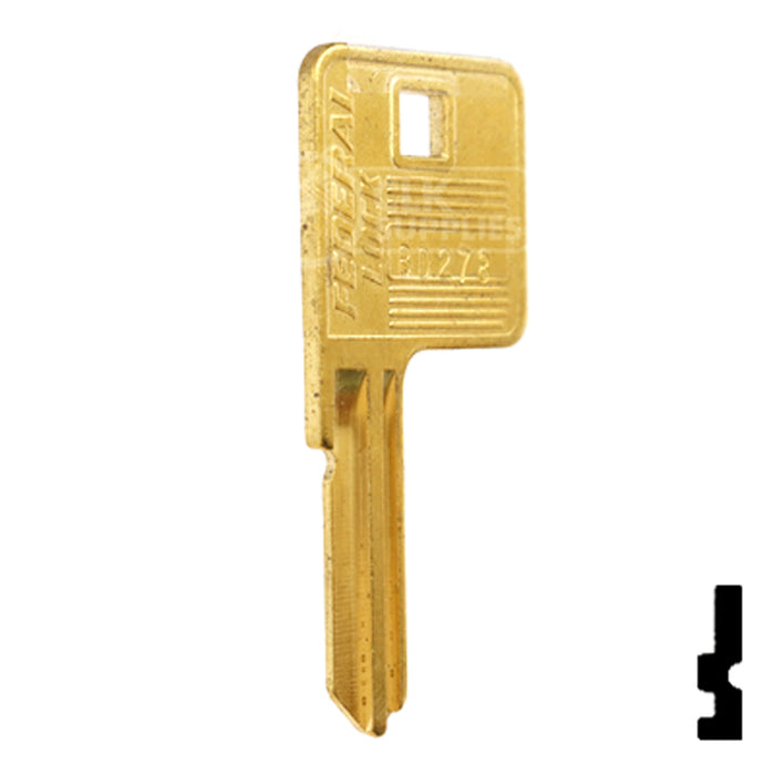 Uncut Key Blank | Federal | BD278 Office Furniture-Mailbox Key Framon Manufacturing Company, Inc