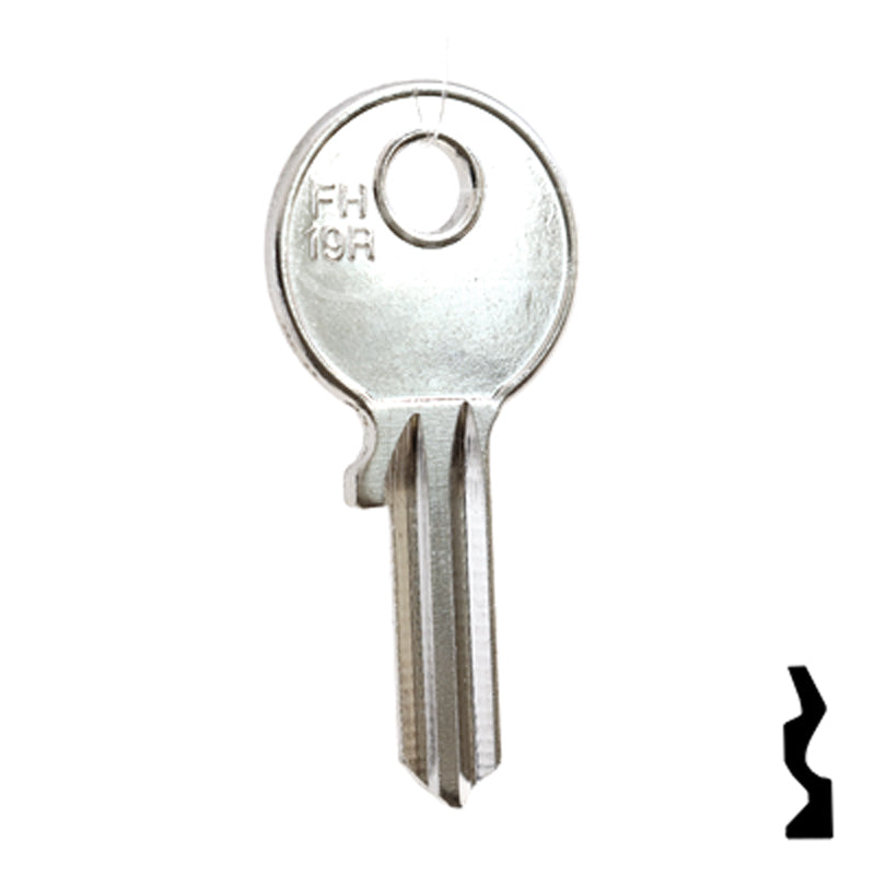 Uncut Key Blank | Federal | FH19R Office Furniture-Mailbox Key Ilco