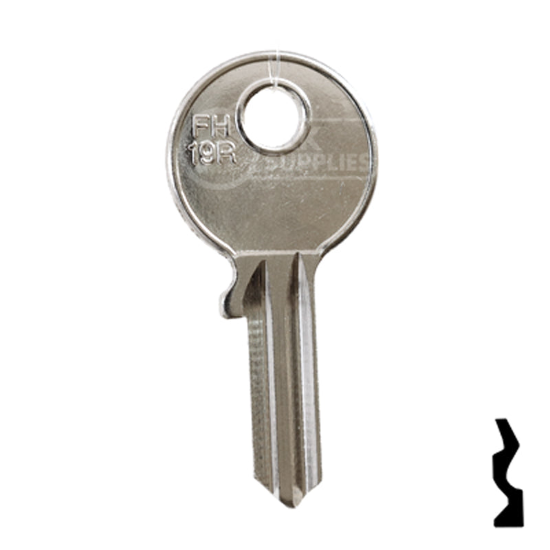Uncut Key Blank | Federal | FH19R Office Furniture-Mailbox Key Ilco