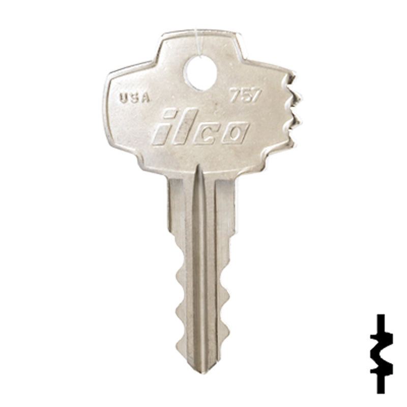 Uncut Key Blank | Fort | 757 Office Furniture-Mailbox Key Ilco