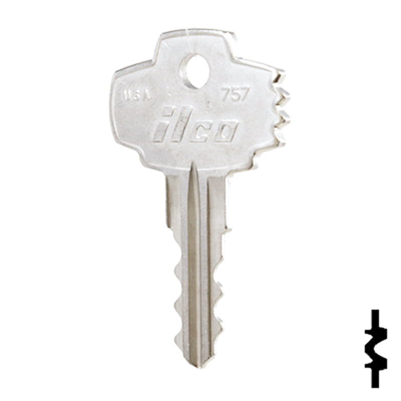 Uncut Key Blank | Fort | 757 Office Furniture-Mailbox Key Ilco