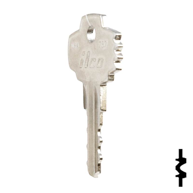 Uncut Key Blank | Fort | 757 Office Furniture-Mailbox Key Ilco