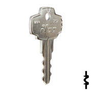 Uncut Key Blank | Fort | 757 Office Furniture-Mailbox Key Ilco