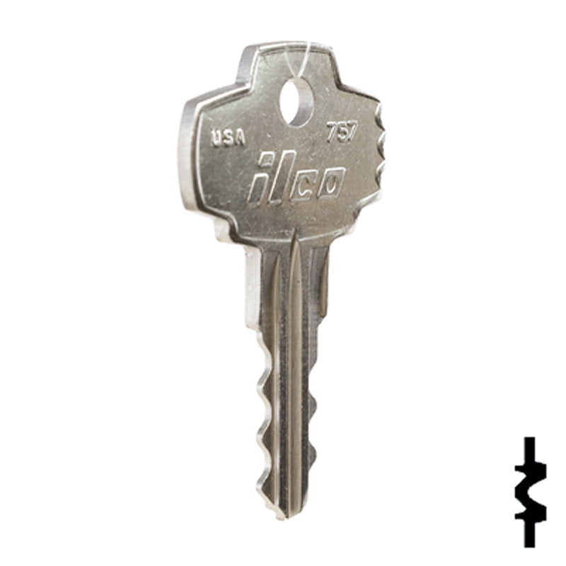 Uncut Key Blank | Fort | 757 Office Furniture-Mailbox Key Ilco