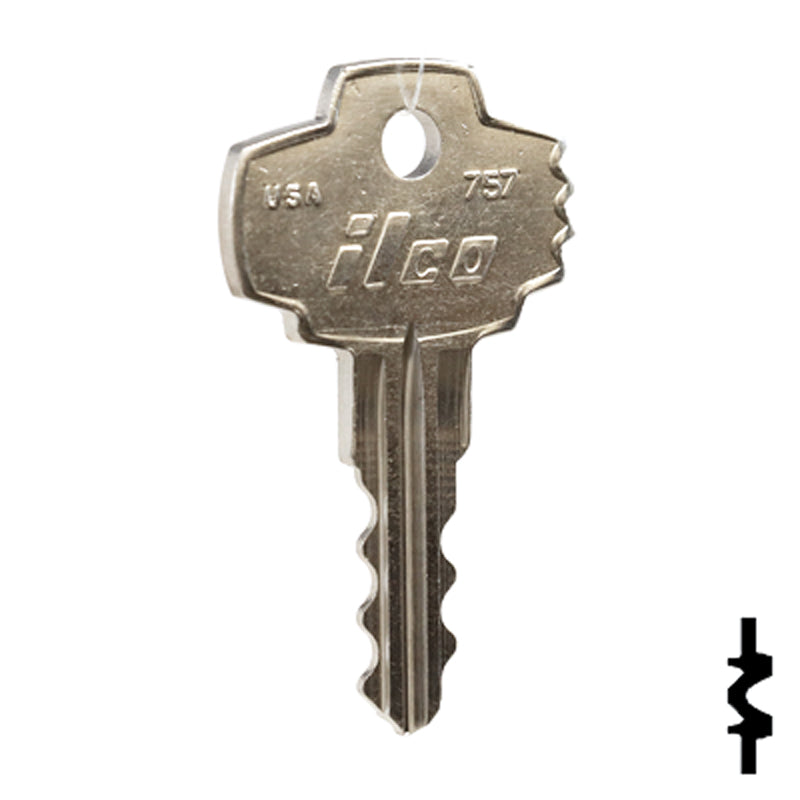 Uncut Key Blank | Fort | 757 Office Furniture-Mailbox Key Ilco