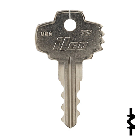 Uncut Key Blank | Fort | 757 Office Furniture-Mailbox Key Ilco
