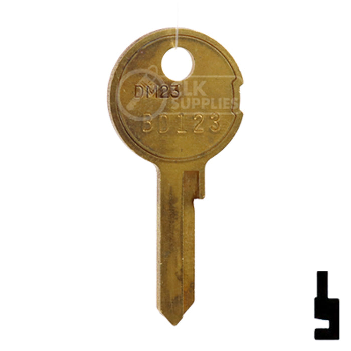 Uncut Key Blank | Fort | BD123 Office Furniture-Mailbox Key Framon Manufacturing Company, Inc