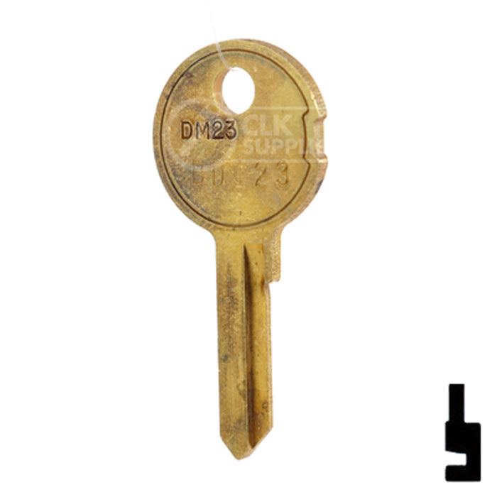 Uncut Key Blank | Fort | BD123 Office Furniture-Mailbox Key Framon Manufacturing Company, Inc