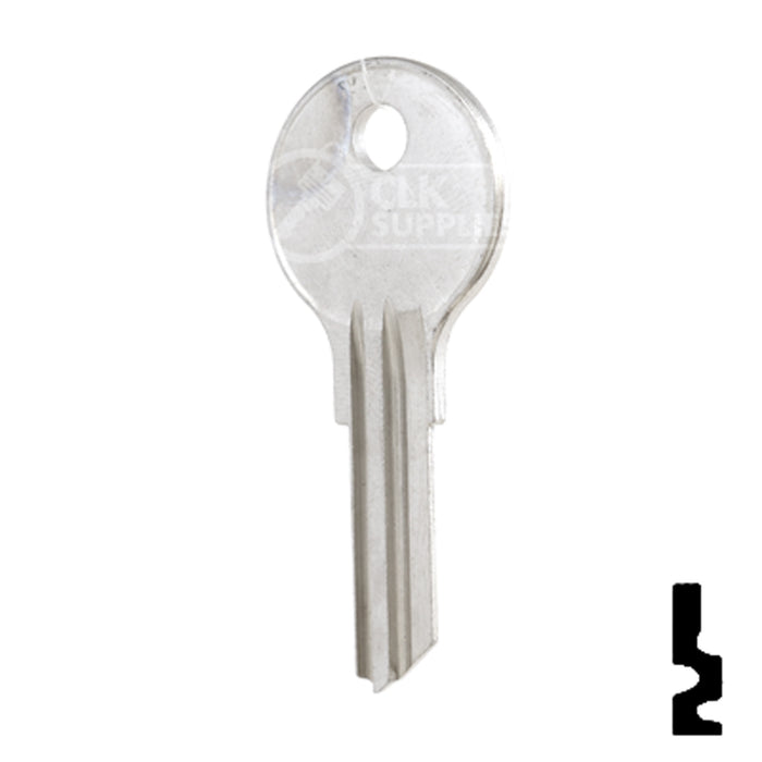 Uncut Key Blank | Fort | L1054G, FR2 Office Furniture-Mailbox Key Ilco