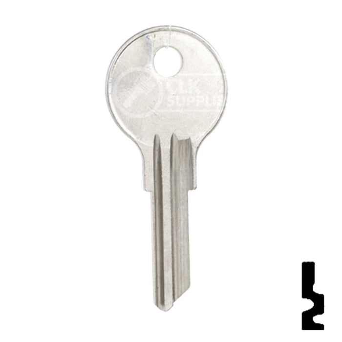 Uncut Key Blank | Fort | L1054G, FR2 Office Furniture-Mailbox Key Ilco