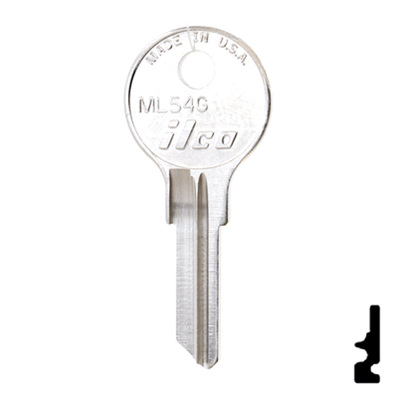 Uncut Key Blank | Fort | ML54G Office Furniture-Mailbox Key Ilco