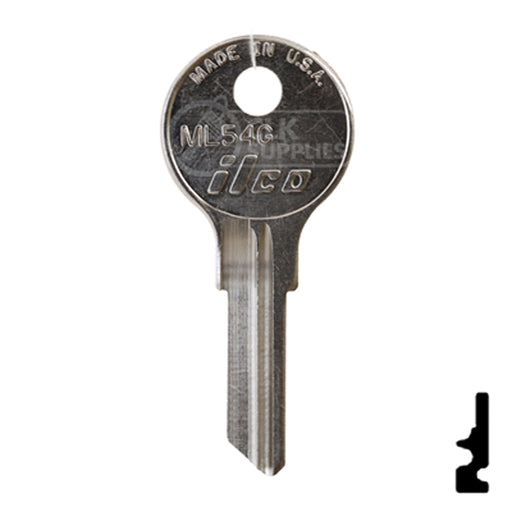 Uncut Key Blank | Fort | ML54G Office Furniture-Mailbox Key Ilco