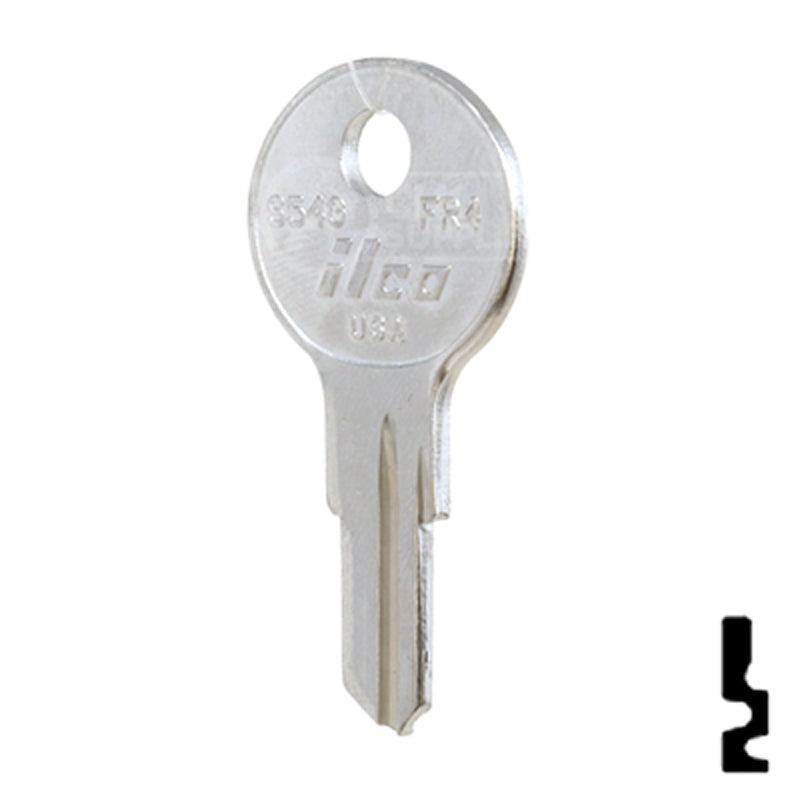 Uncut Key Blank | Fort | S54G Office Furniture-Mailbox Key Ilco