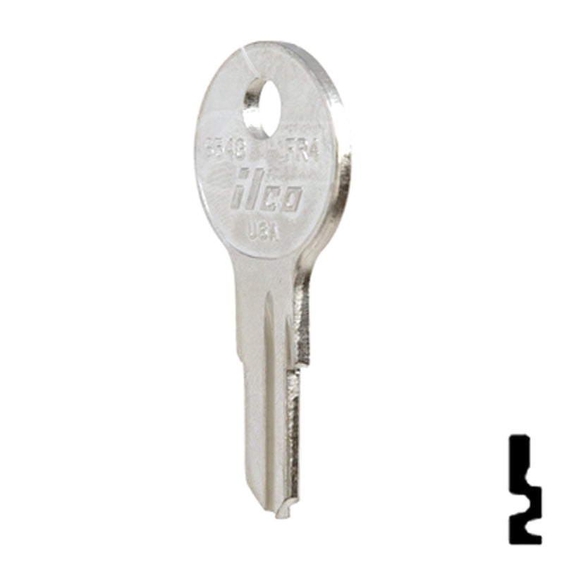 Uncut Key Blank | Fort | S54G Office Furniture-Mailbox Key Ilco