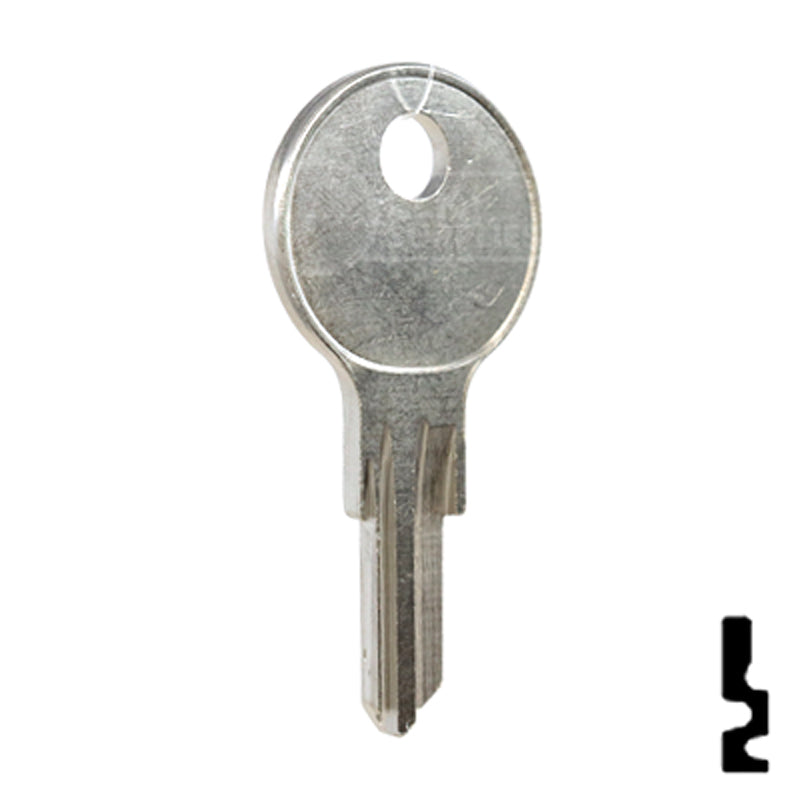 Uncut Key Blank | Fort | S54G Office Furniture-Mailbox Key Ilco
