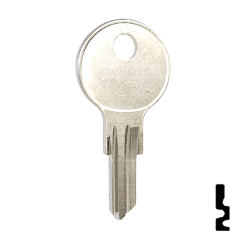 Uncut Key Blank | Fort | S54G Office Furniture-Mailbox Key Ilco