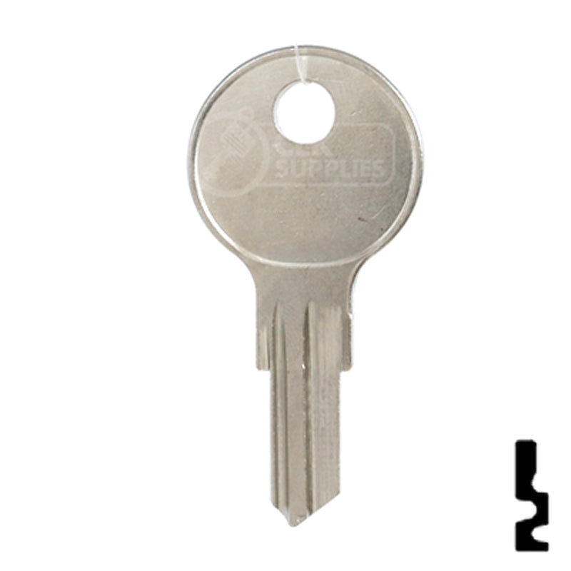 Uncut Key Blank | Fort | S54G Office Furniture-Mailbox Key Ilco