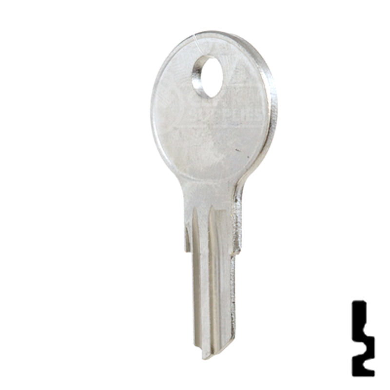 Uncut Key Blank | Fort | S54G Office Furniture-Mailbox Key Ilco