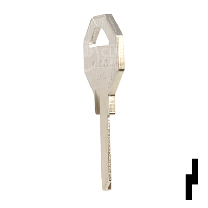Uncut Key Blank | Gas Cap | 1546 Office Furniture-Mailbox Key Ilco