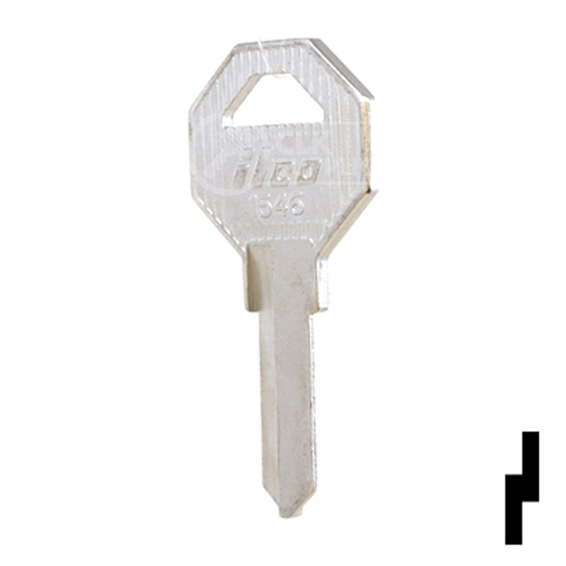 Uncut Key Blank | Gas Cap | 1546 Office Furniture-Mailbox Key Ilco