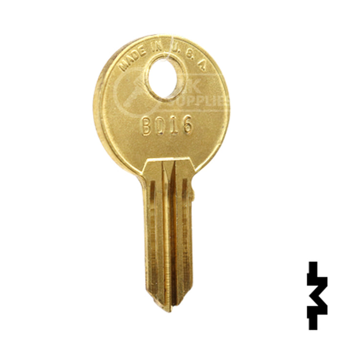 Uncut Key Blank | Grumman | BD16 Office Furniture-Mailbox Key Framon Manufacturing Company, Inc